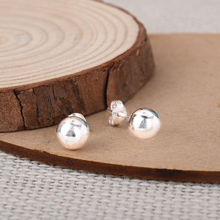 Classic Silver Studs - Touch925