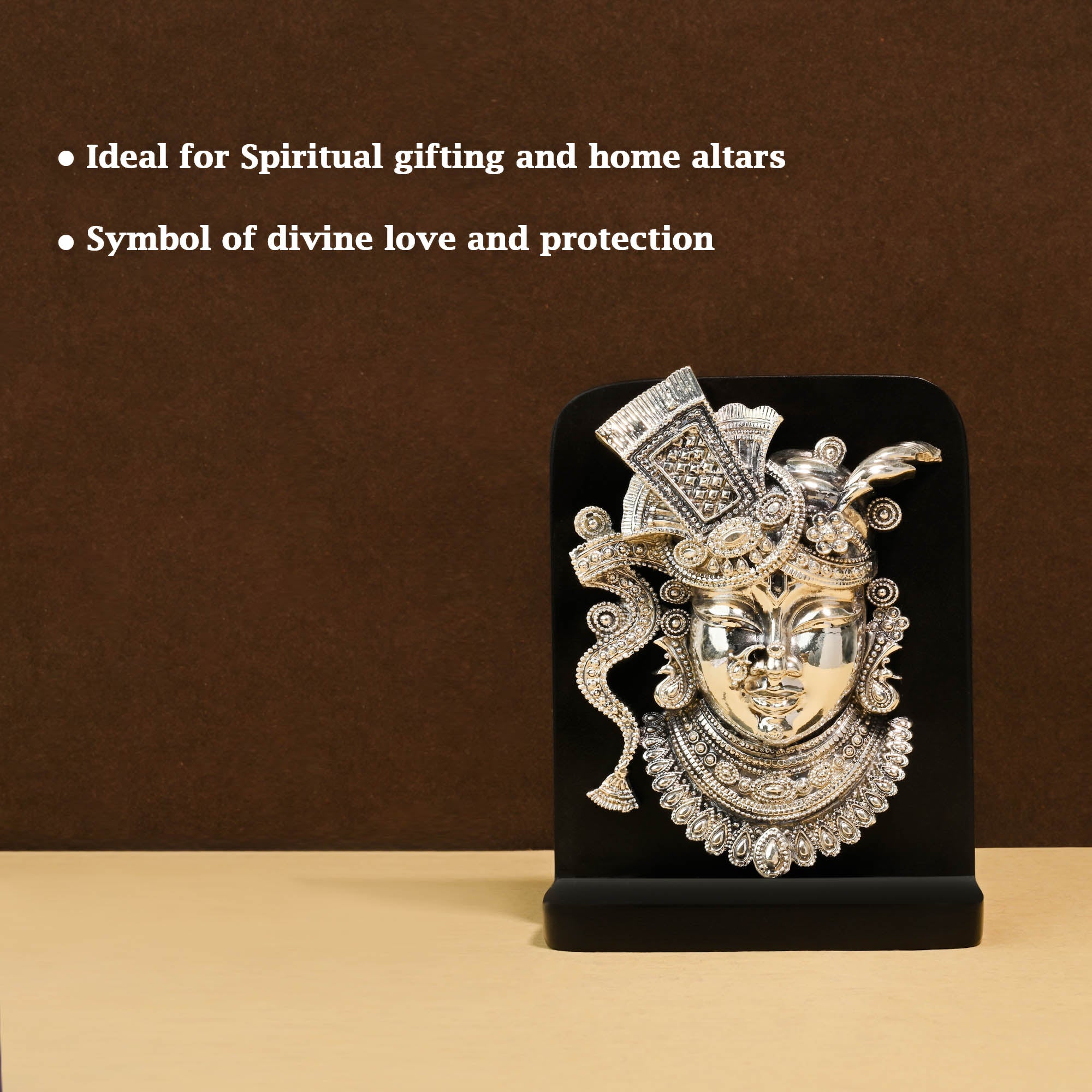 999 Silver Plated Shrinathji Frame