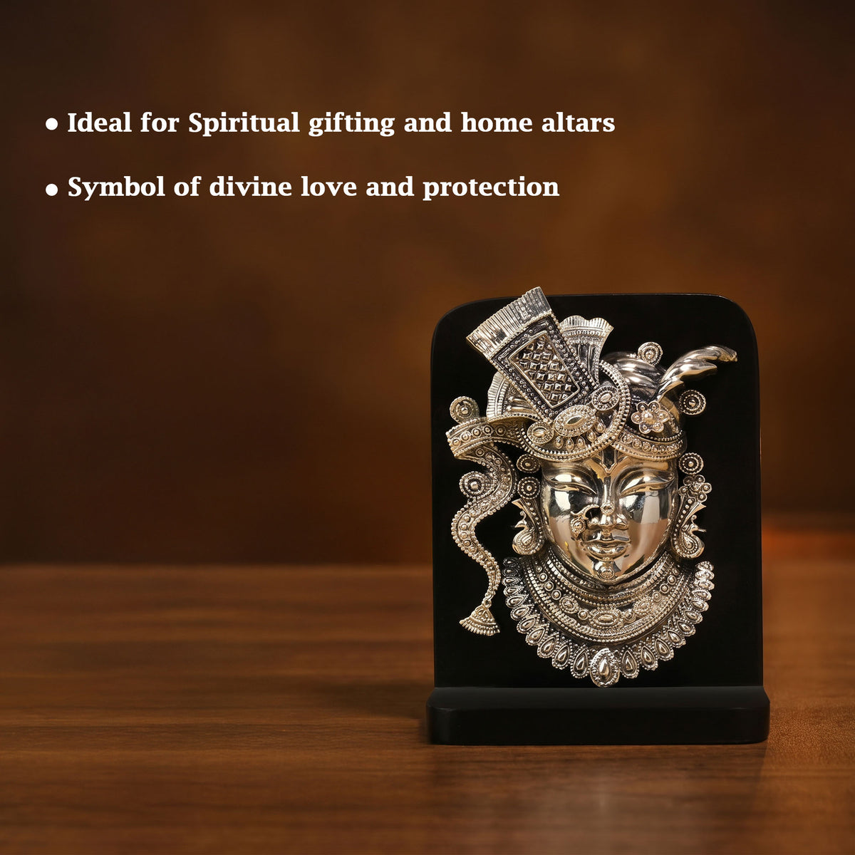 999 Silver Plated Shrinathji Frame