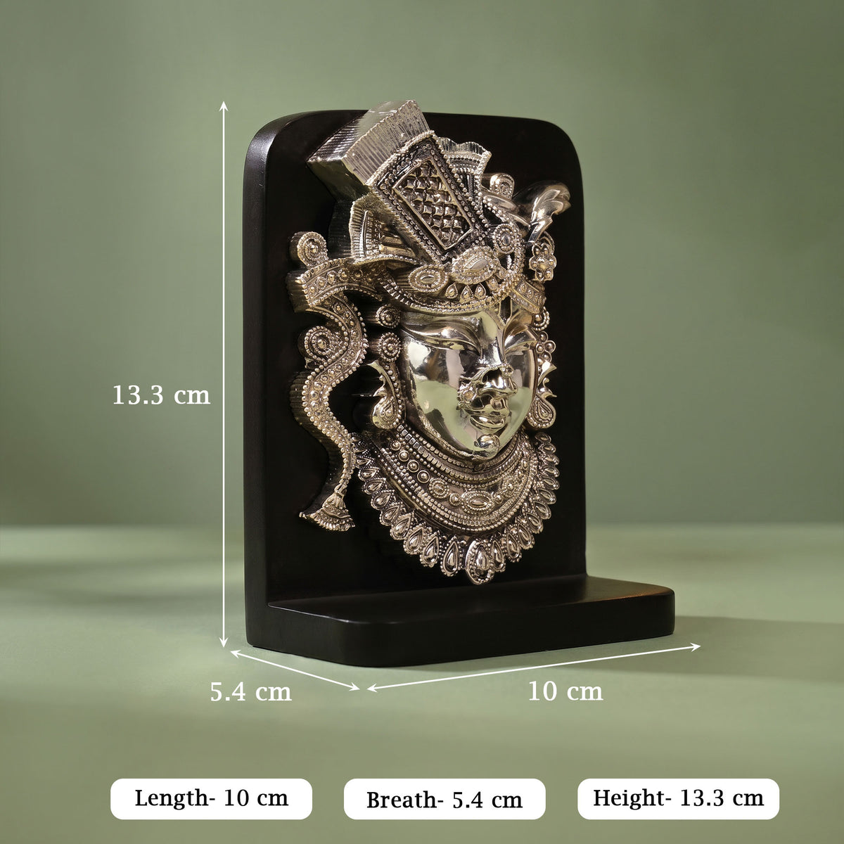 999 Silver Plated Shrinathji Frame