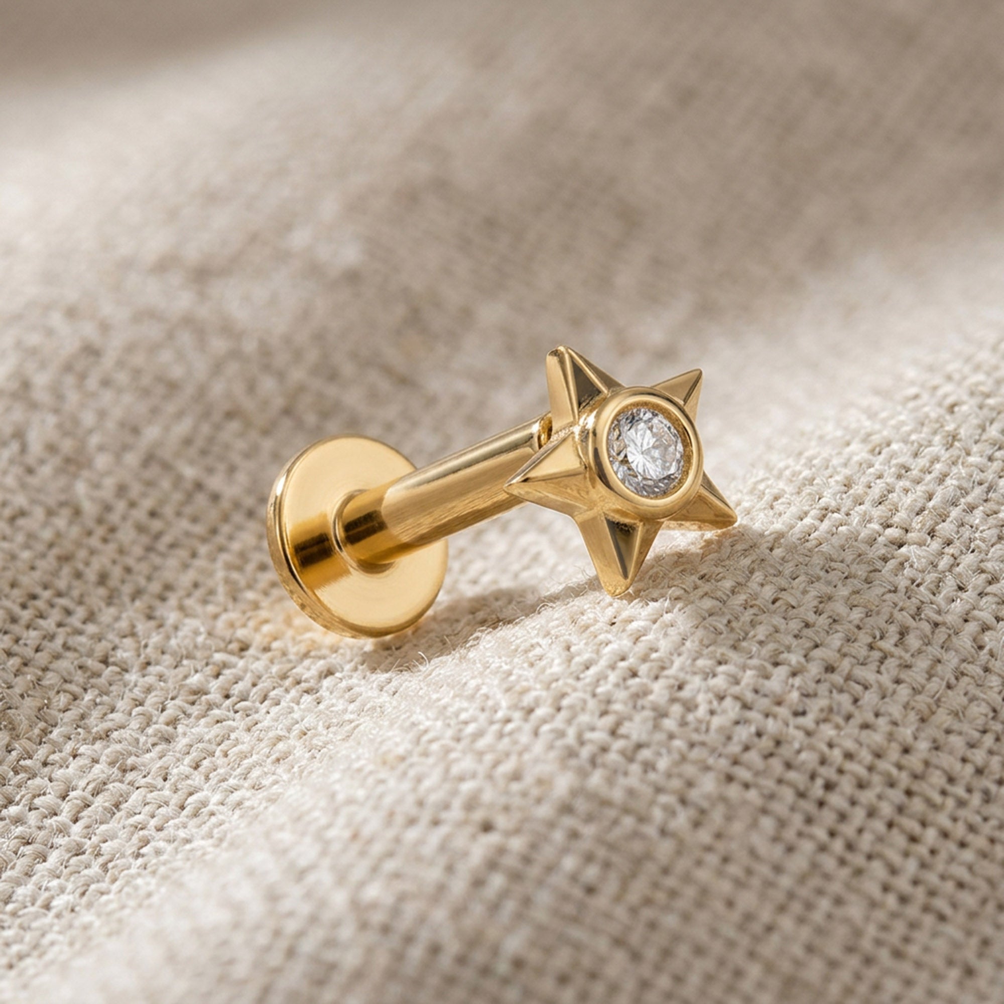 Celestial Star Silver Nose Pin