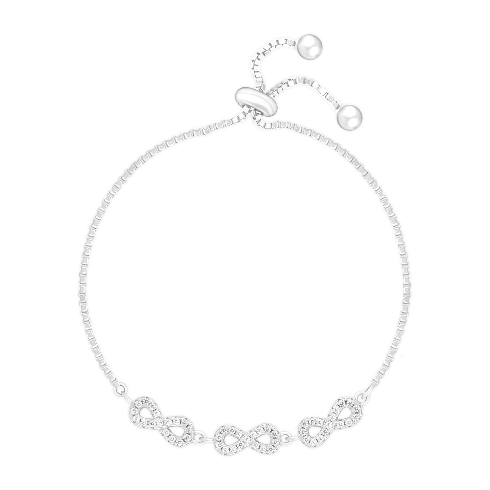 Silver Infinity Bracelet - Touch925 Silver Jewellery