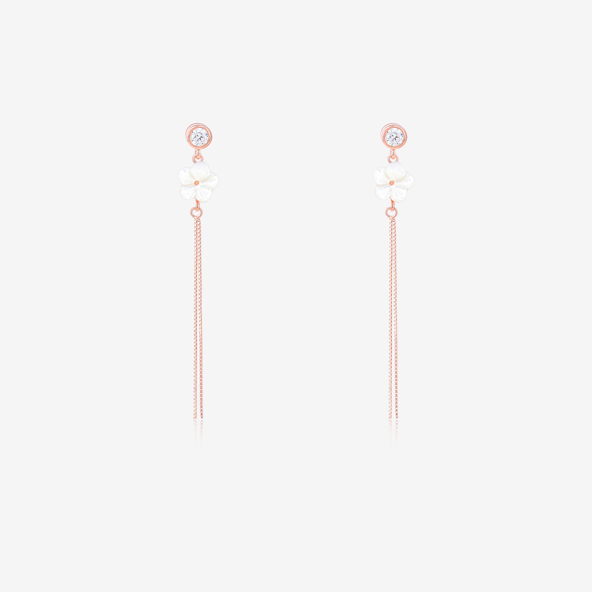 silver earrings