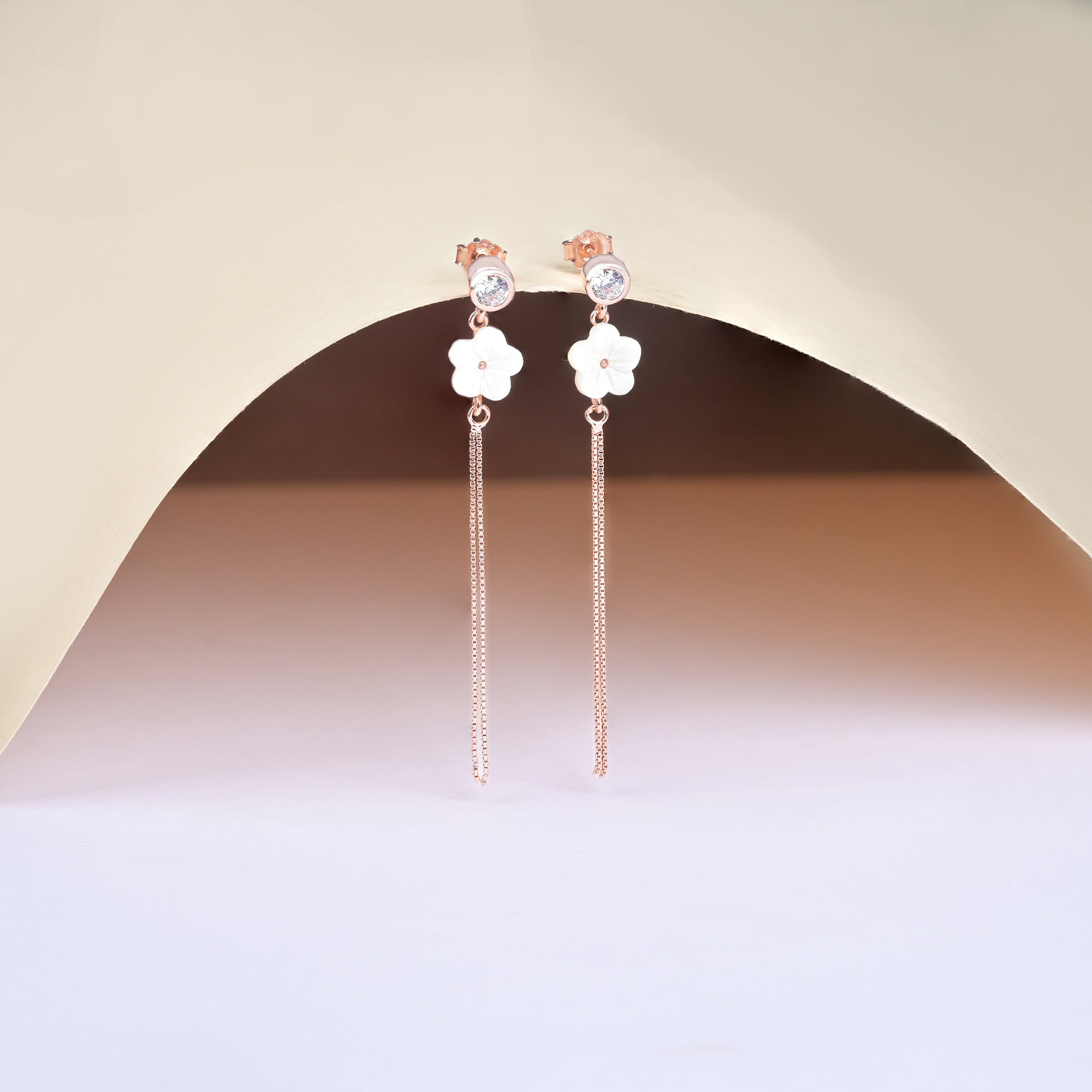 silver earrings