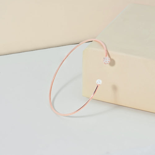 Pearl Orbit Silver Kada