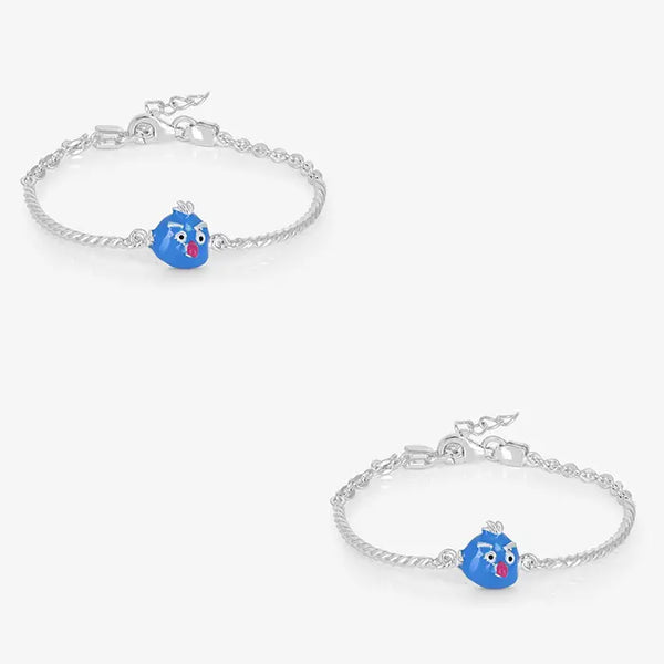 Tiny Blue Cartoon Anklet