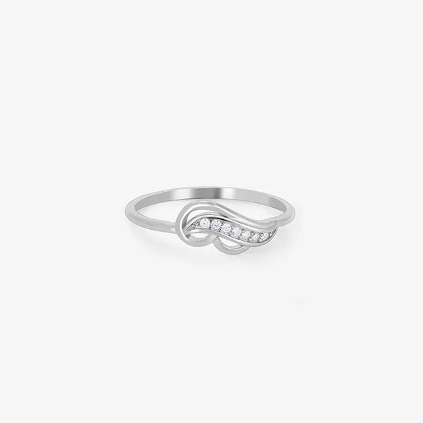 Eternal Embrace Silver Ring