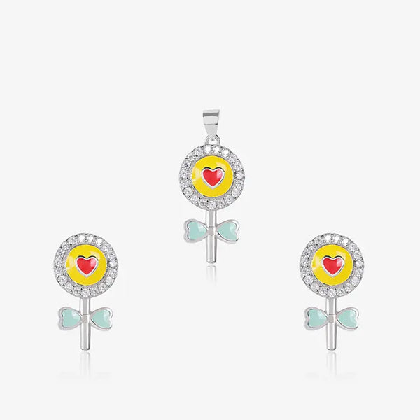 Sunflower Pendant Set