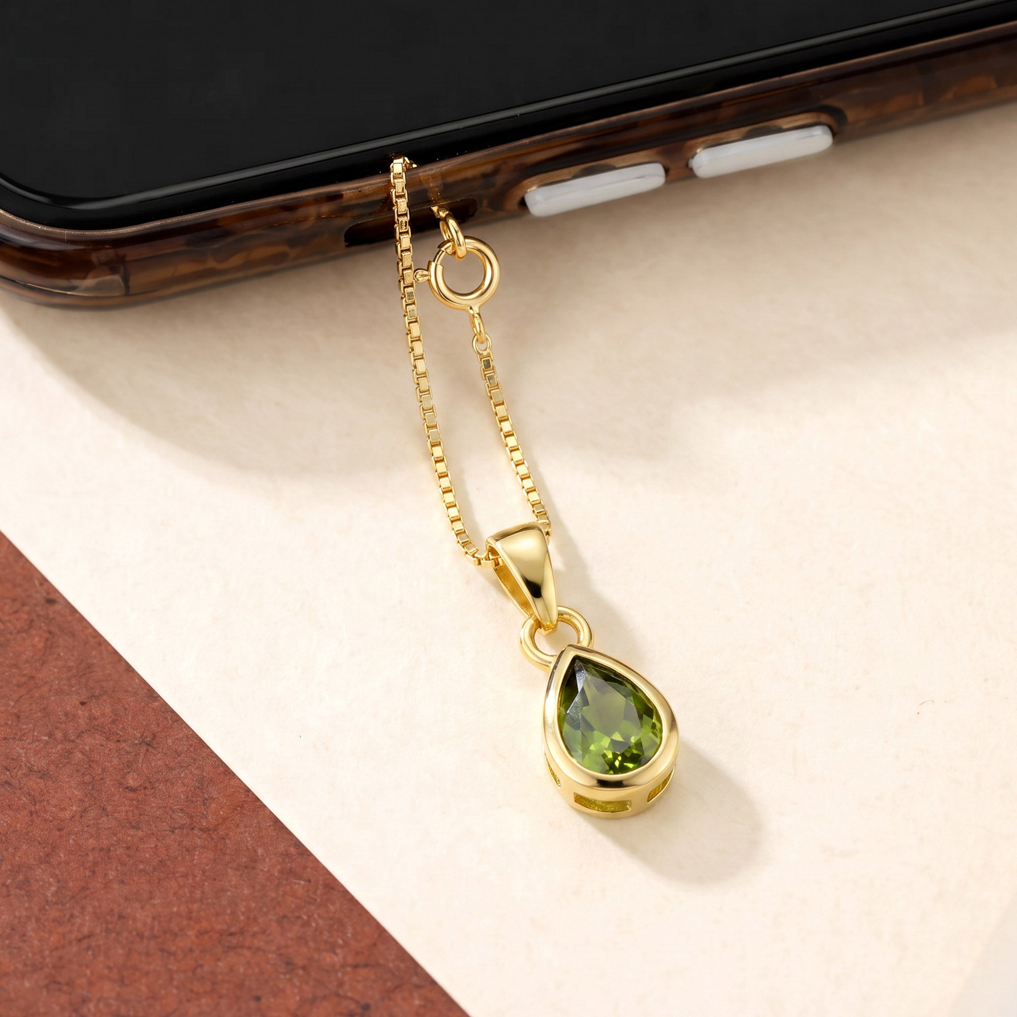 August Birthstone Charm
