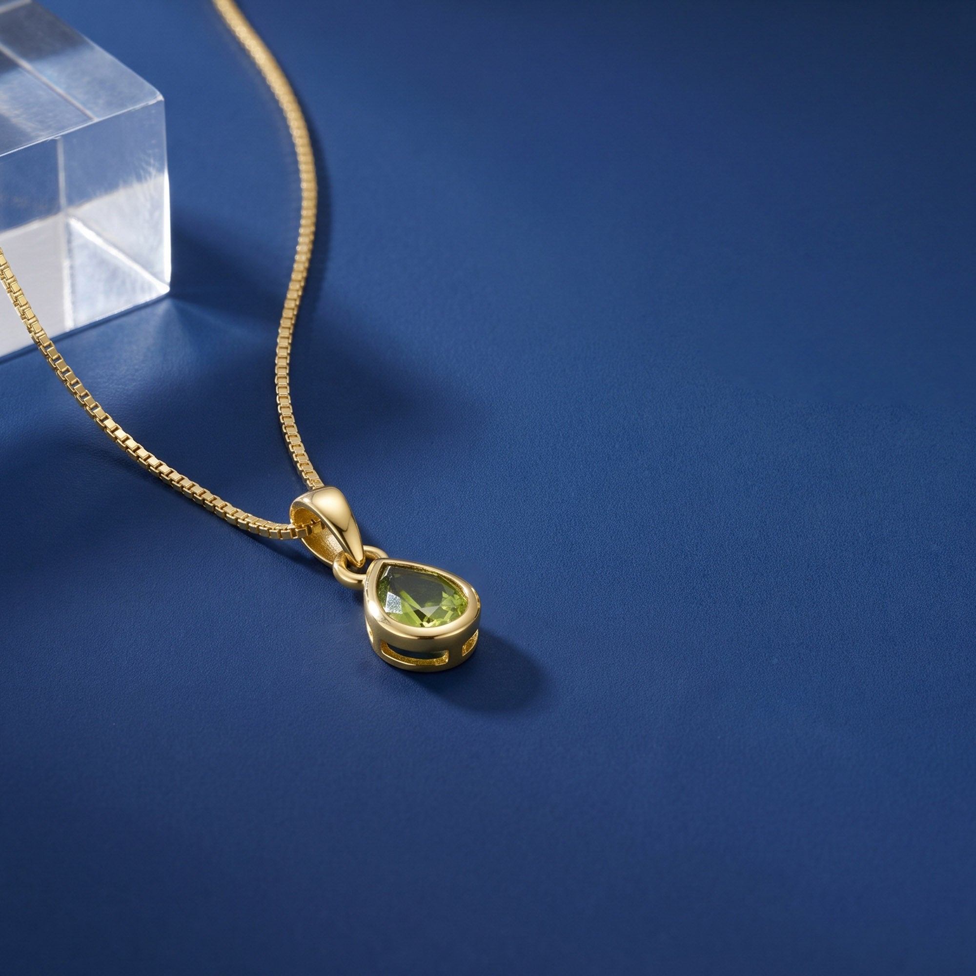 August Birthstone Necklace