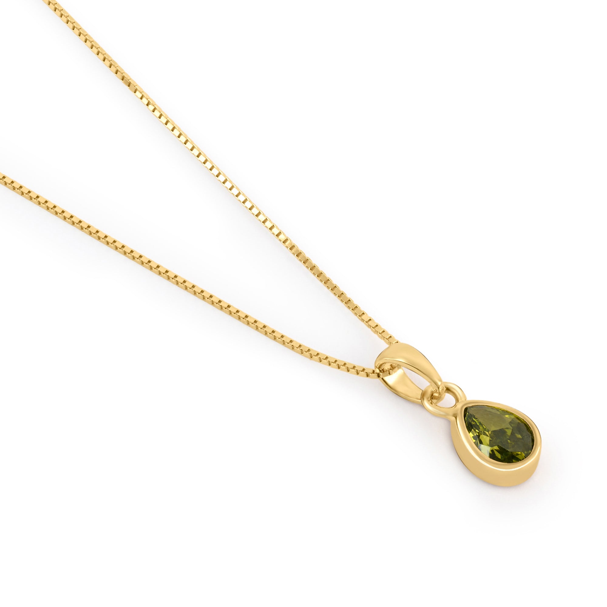 August Birthstone Necklace