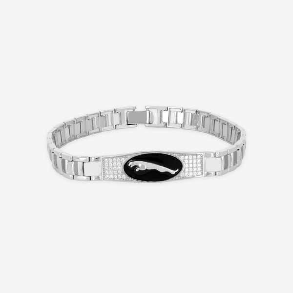 Jaguar Sprinter Luxe Silver Bracelet