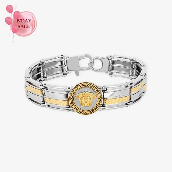 Regal Crest Lion Gold Bracelet - Touch925