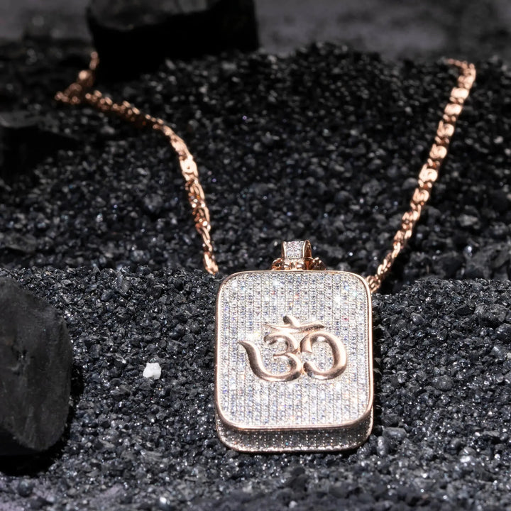 Sacred Serenity CZ Rosegold Chain Locket - Touch925