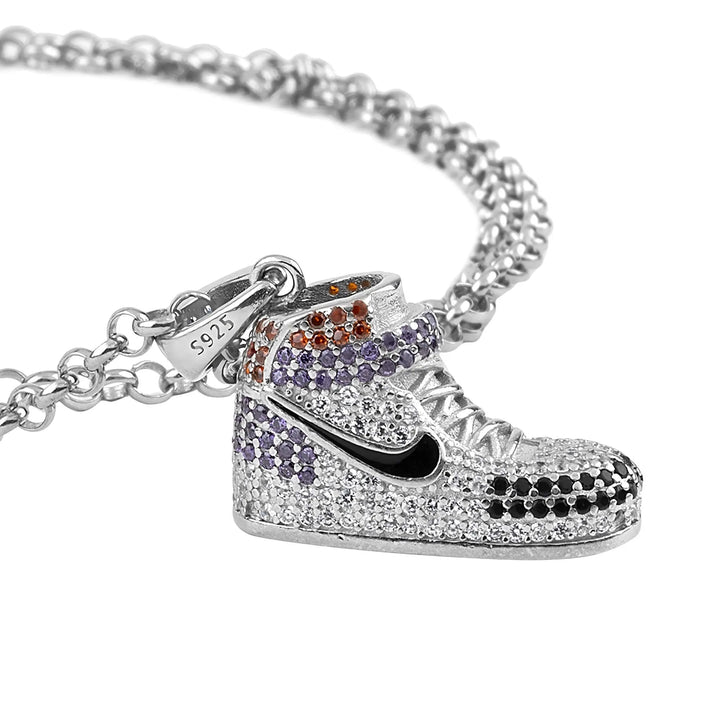 Sneaker Style: Jordan Silver Chain Pendant - Touch925