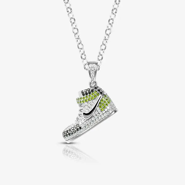 Sporty Soles: Jordan Silver Chain Pendant