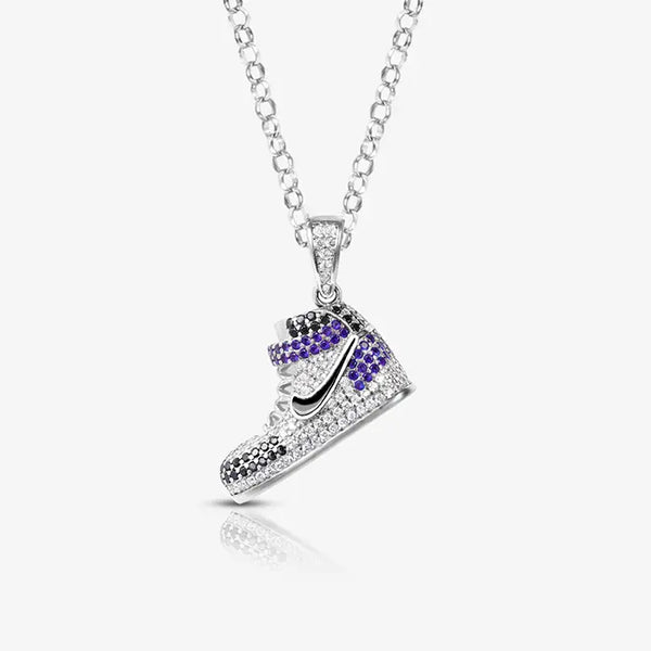 Sneaker Bling: Jordan Silver Chain Pendant