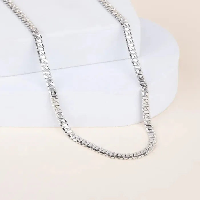 Eternal Edge Silver Rope Chain - Touch925
