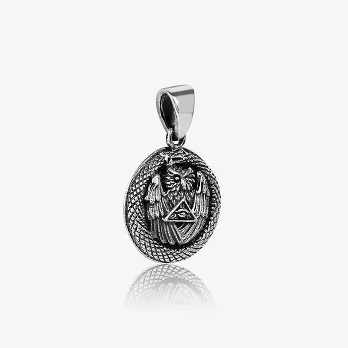 Raptor Silver Locket - Touch925