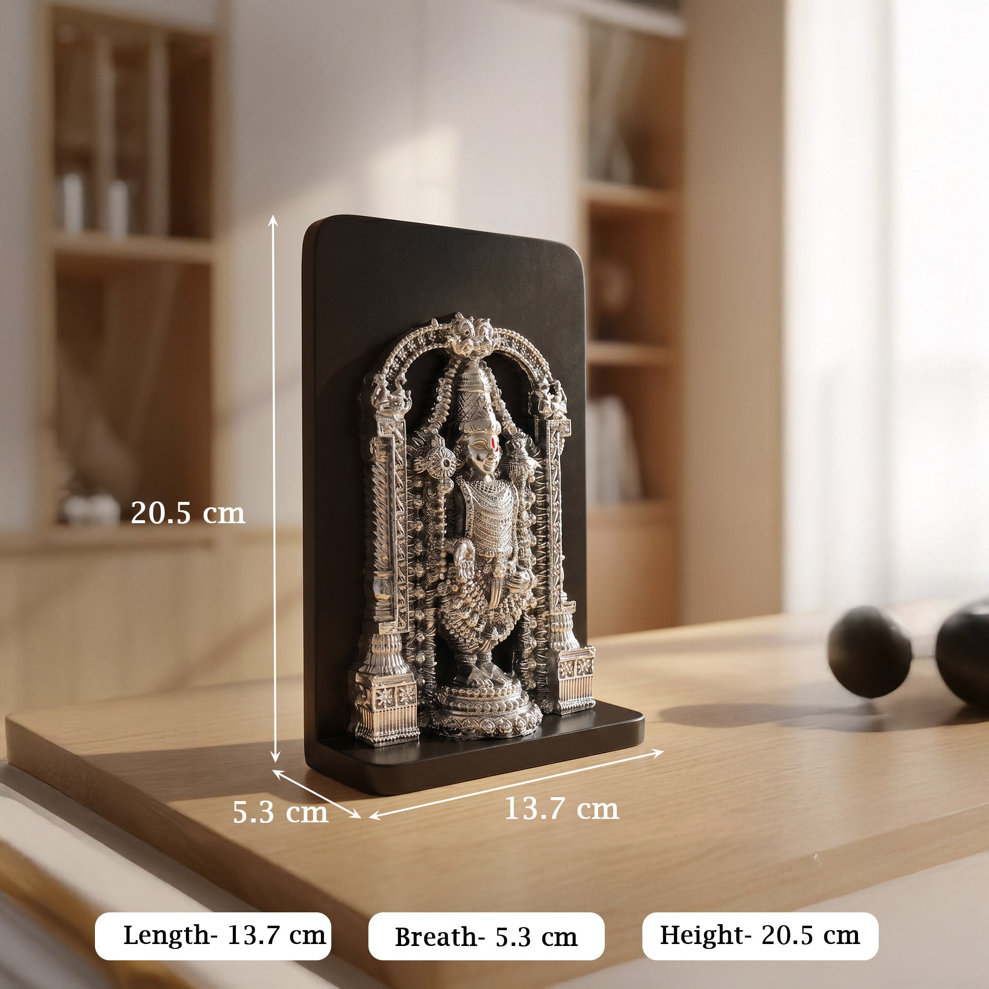 999 Silver Plated Tirupati Balaji Frame
