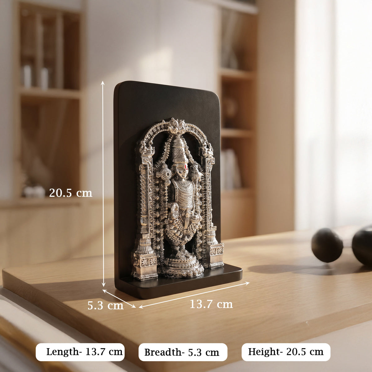 999 Silver Plated Tirupati Balaji Frame