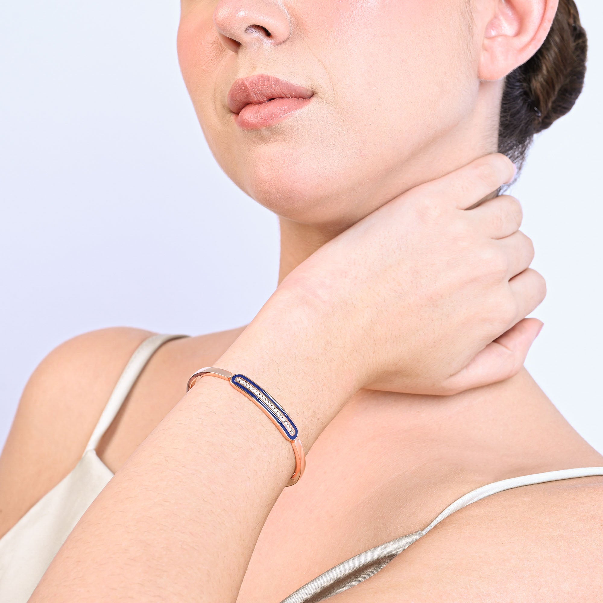 Azure Beam Silver Kada