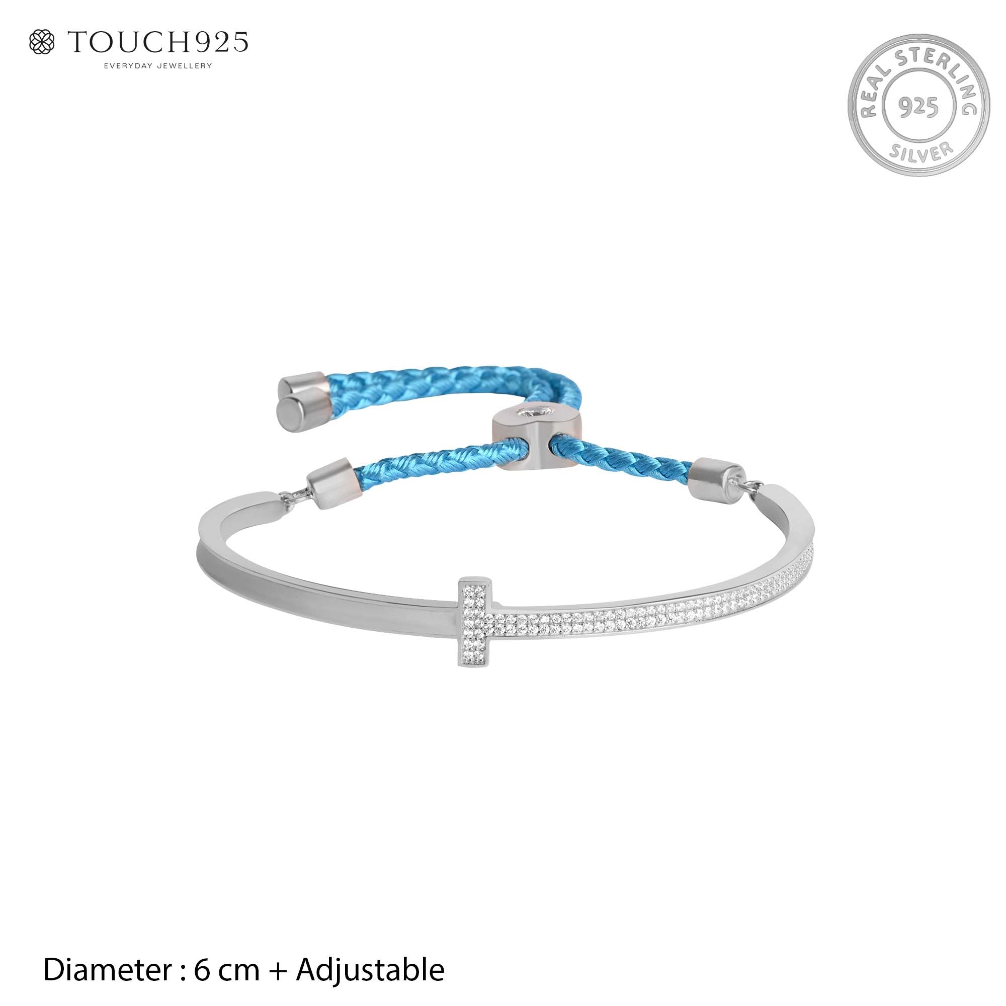 Link Luxe Silver Kada