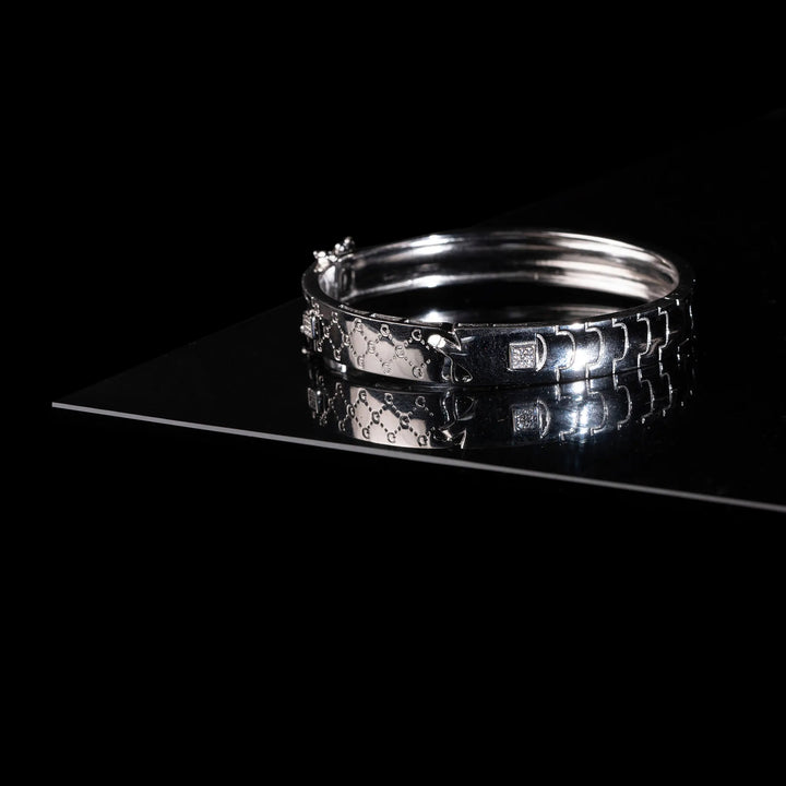 Silver Crisscross Bracelet - Touch925