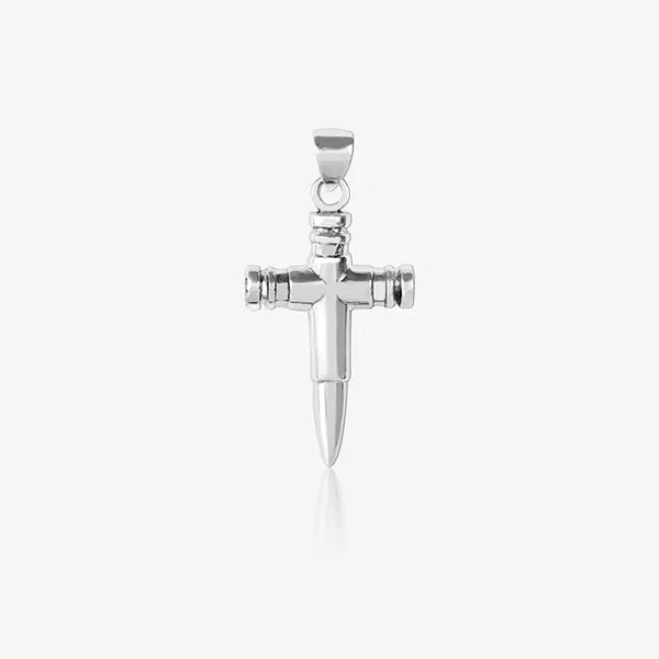 Cross Sanctity Silver Cross Locket