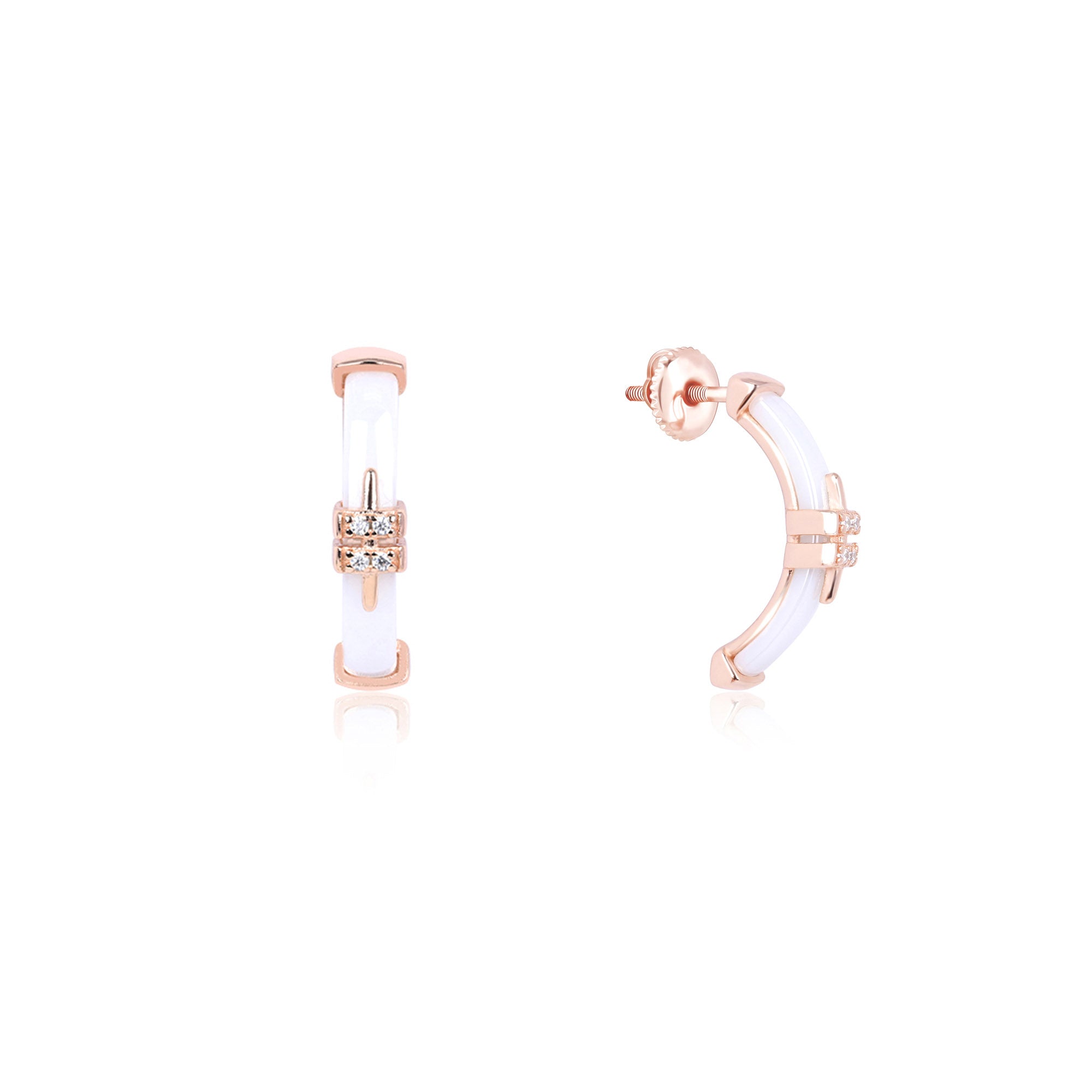 Band Hoop Earrings