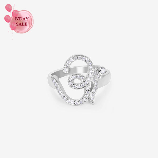 Divine Om Elegance Silver Ring - Touch925