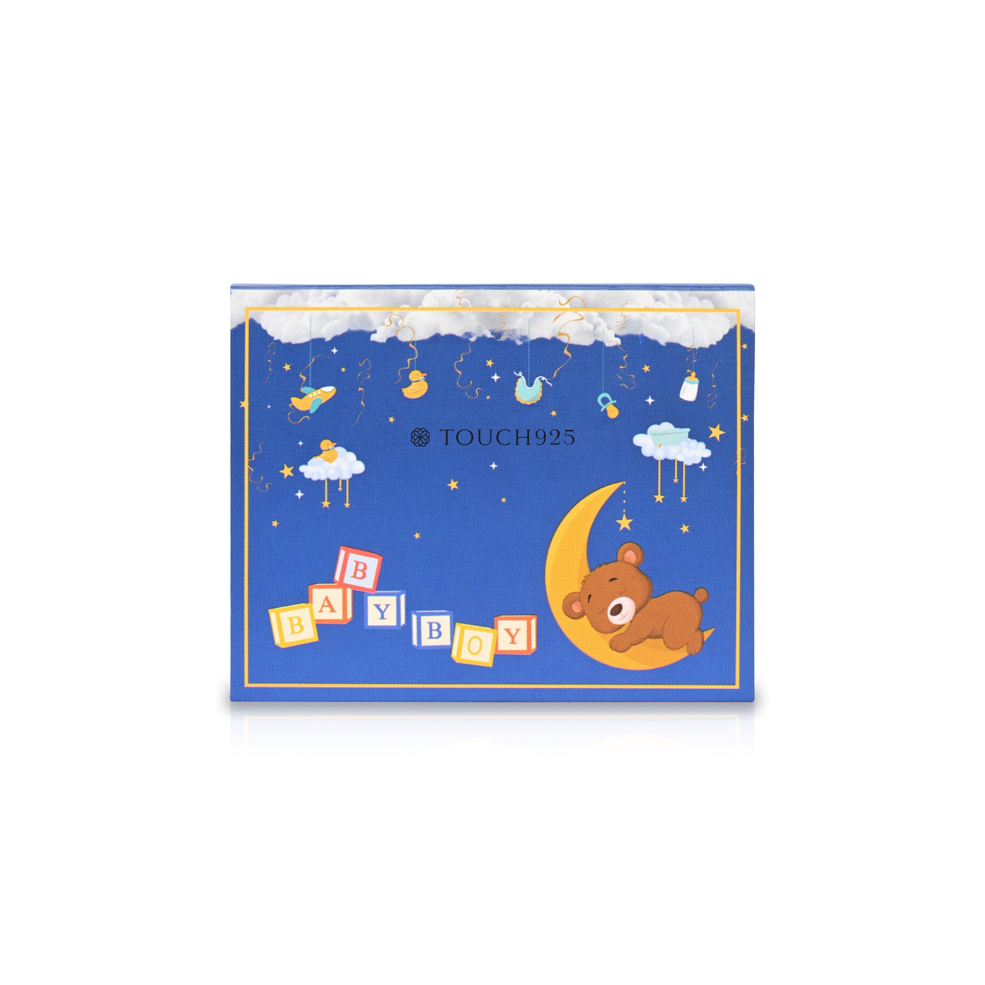 999 Silver Baby Boy Coin Box