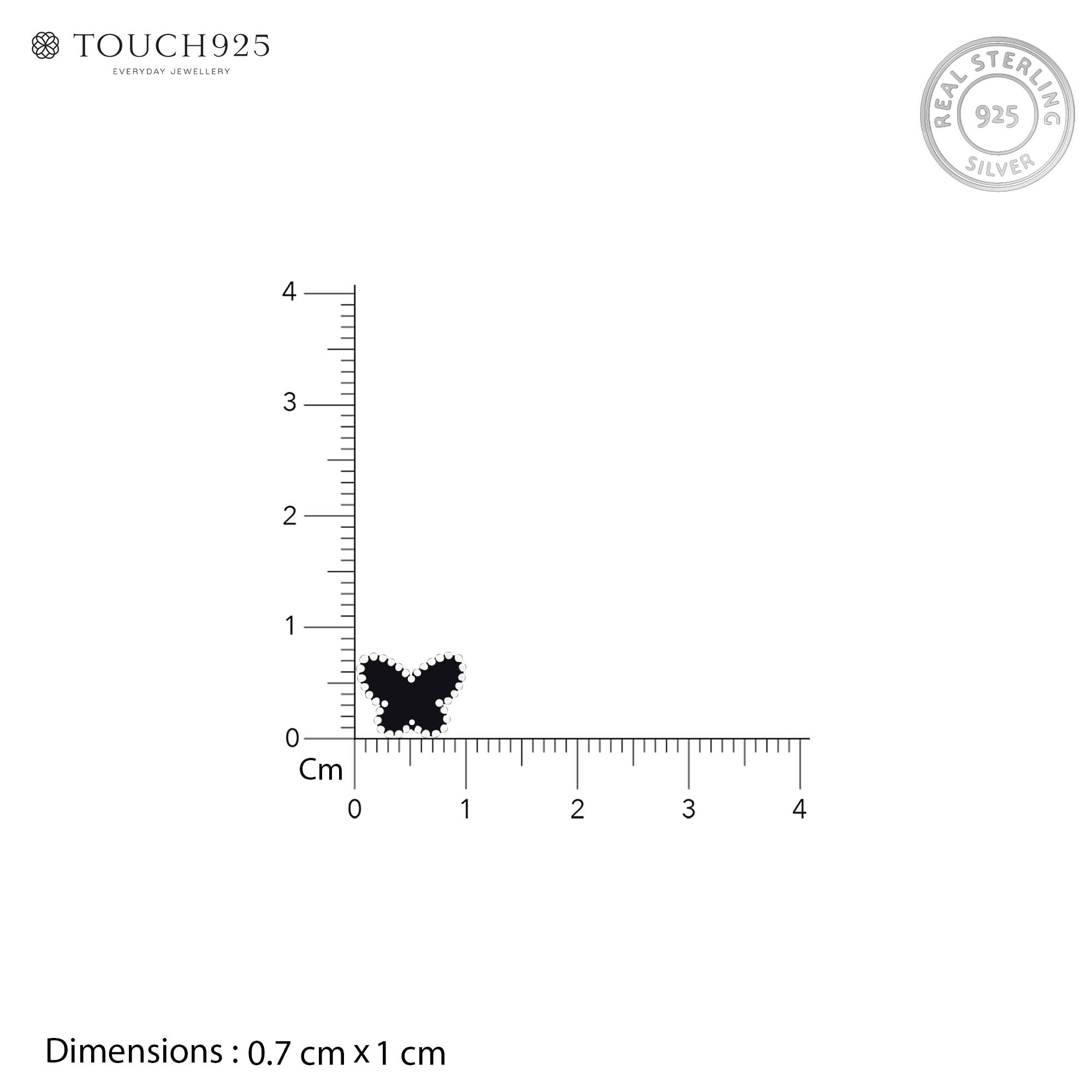 Flutter Frame Stud Earrings