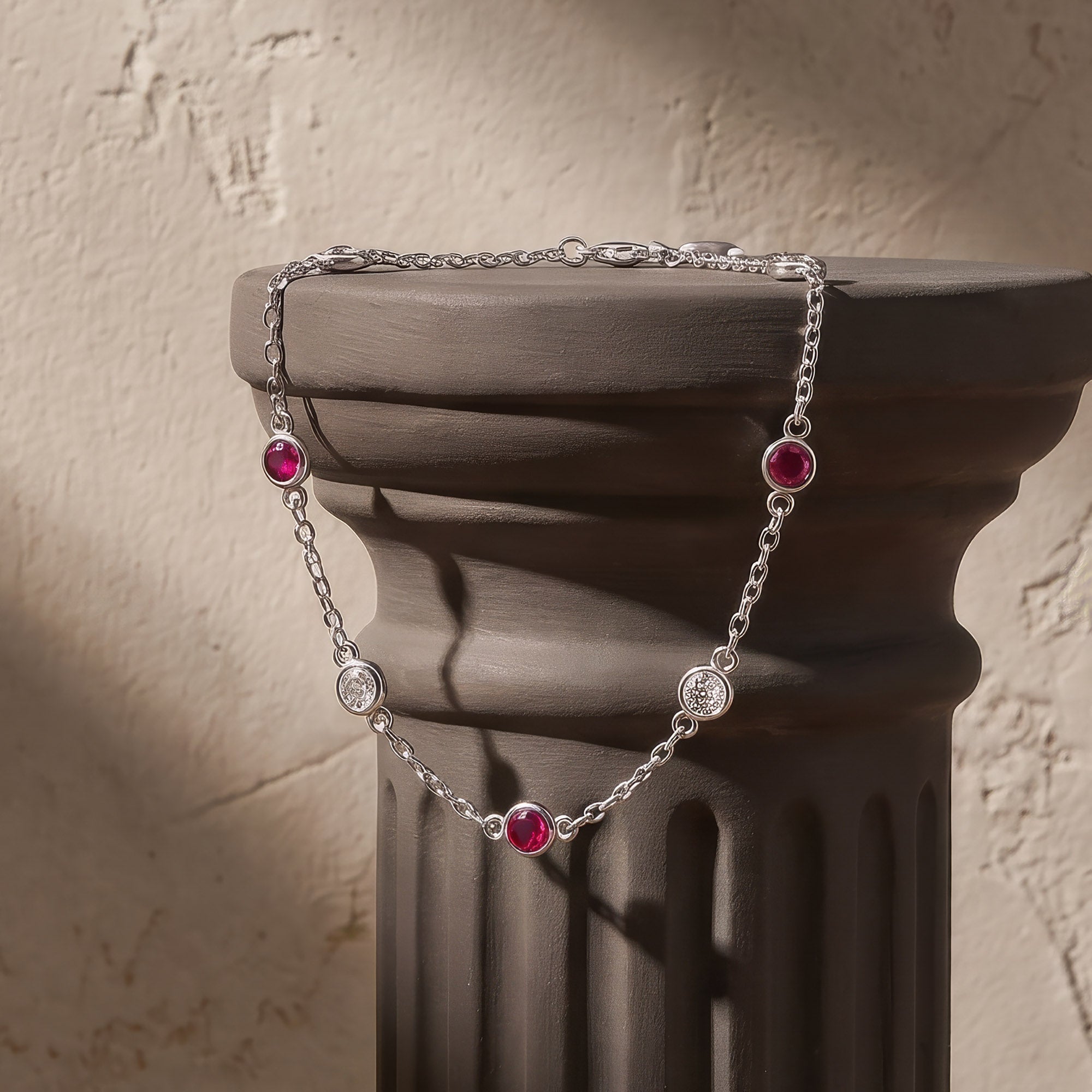 Aurora Berry Silver Bracelet