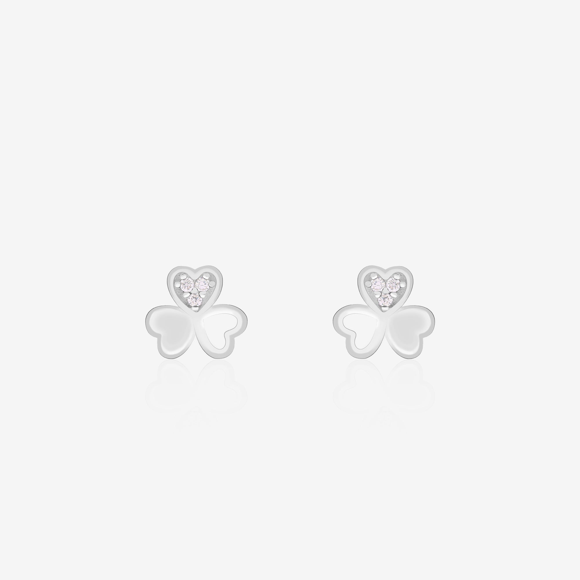 Triple Heart Earrings