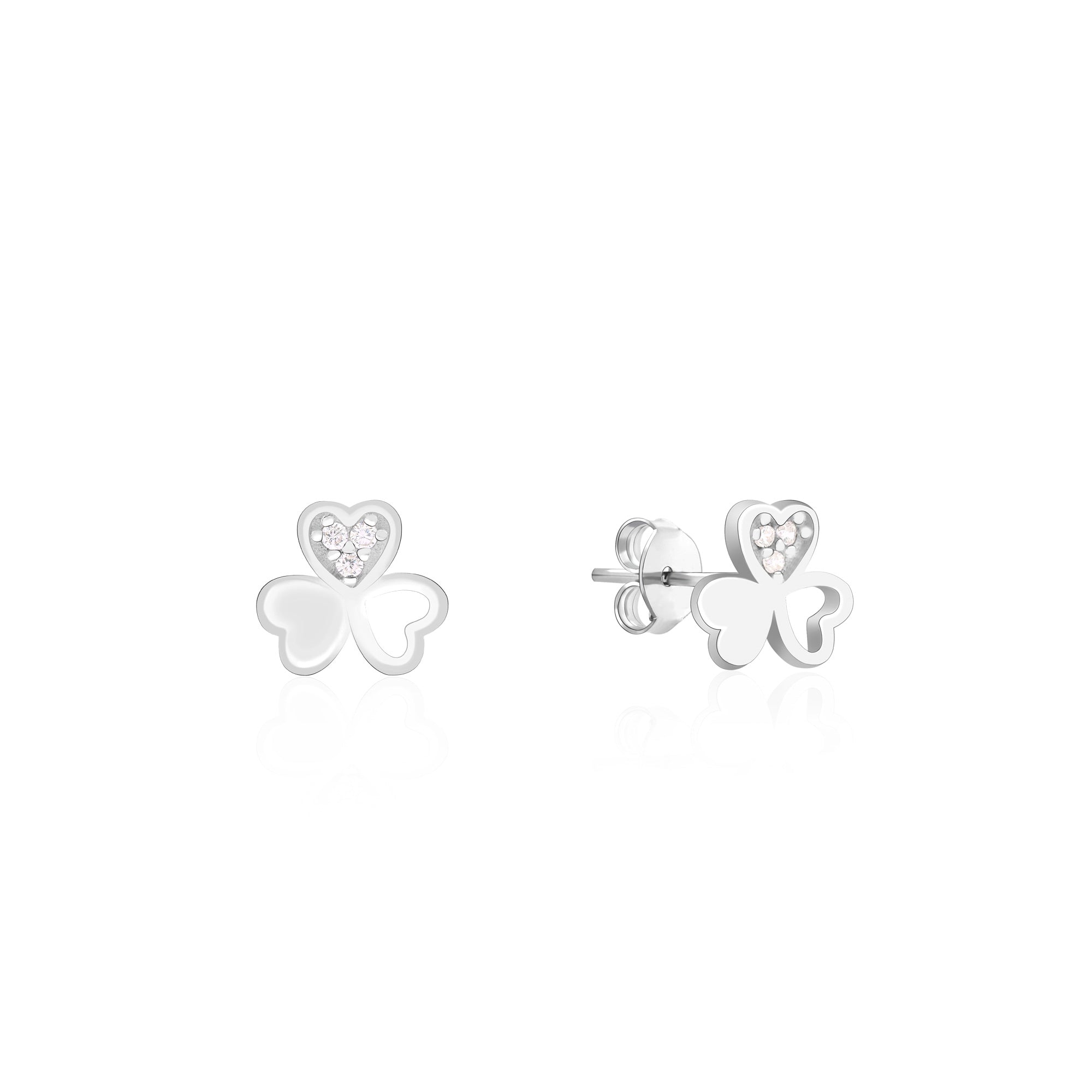Triple Heart Earrings