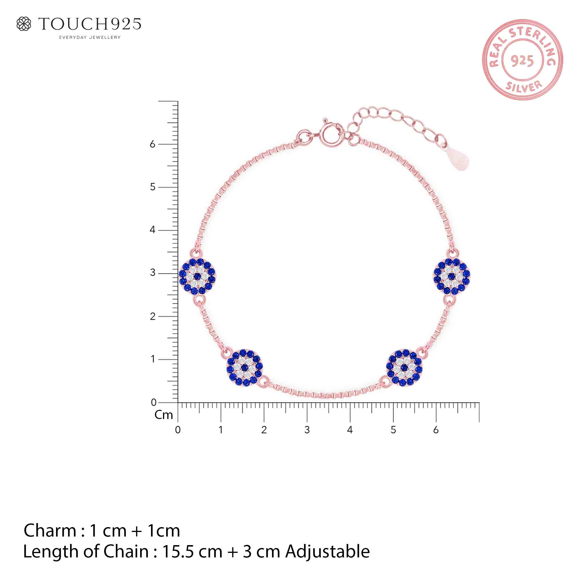 Midnight Aura Silver Bracelet