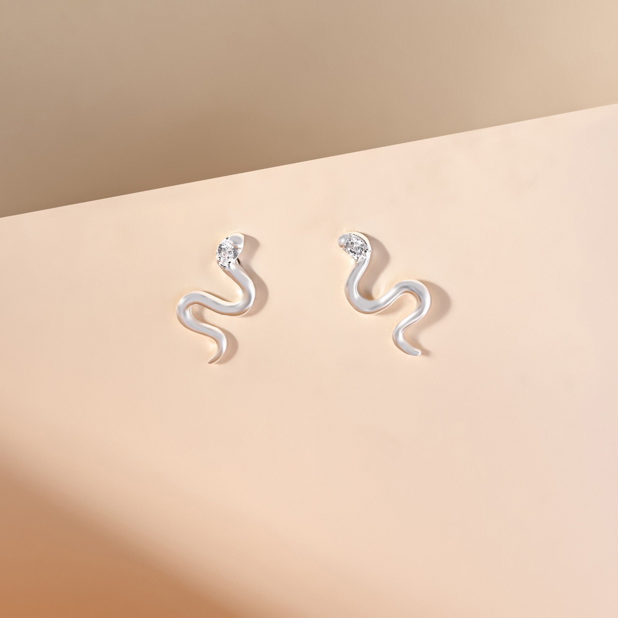 Sleek Snake Earrings