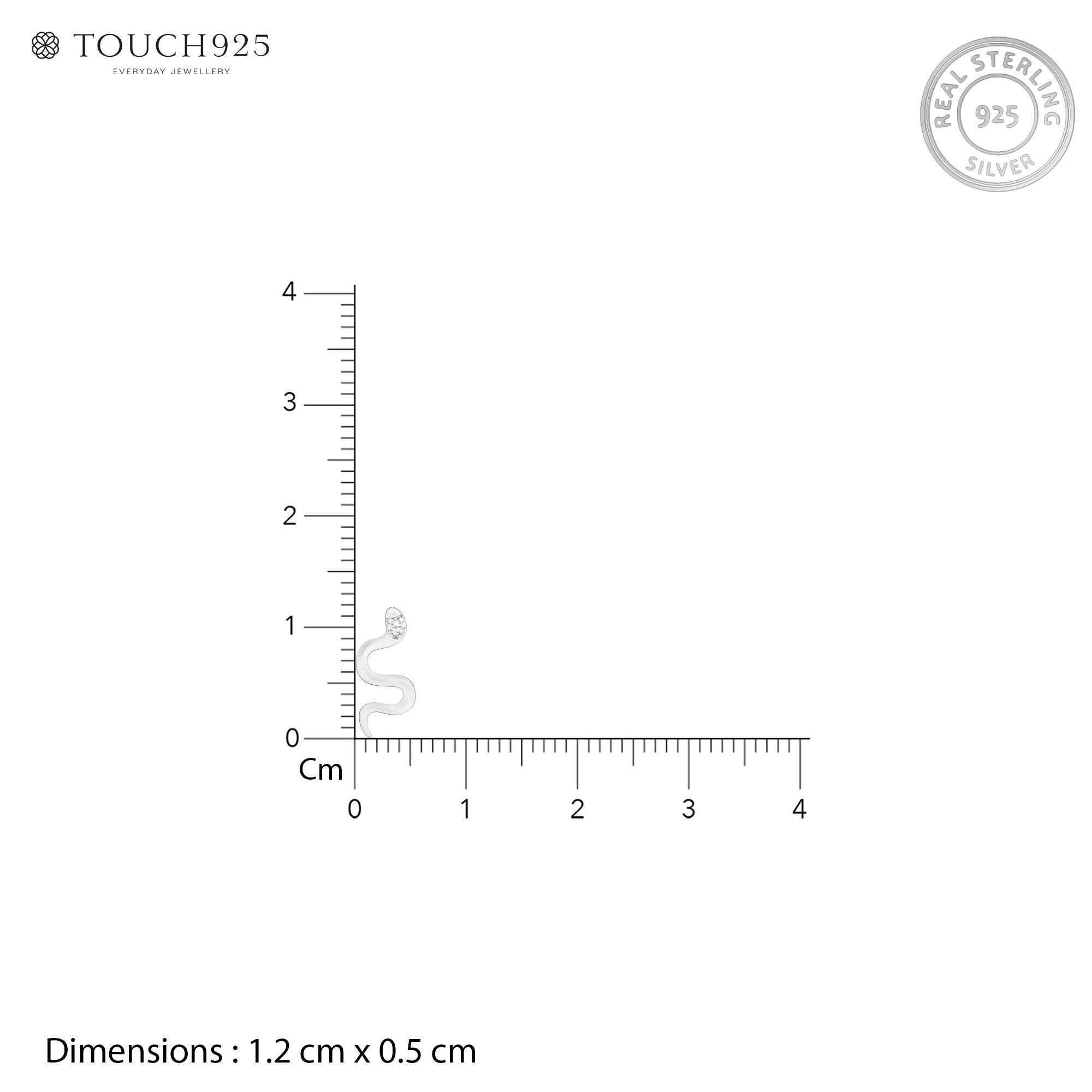 Sleek Snake Earrings