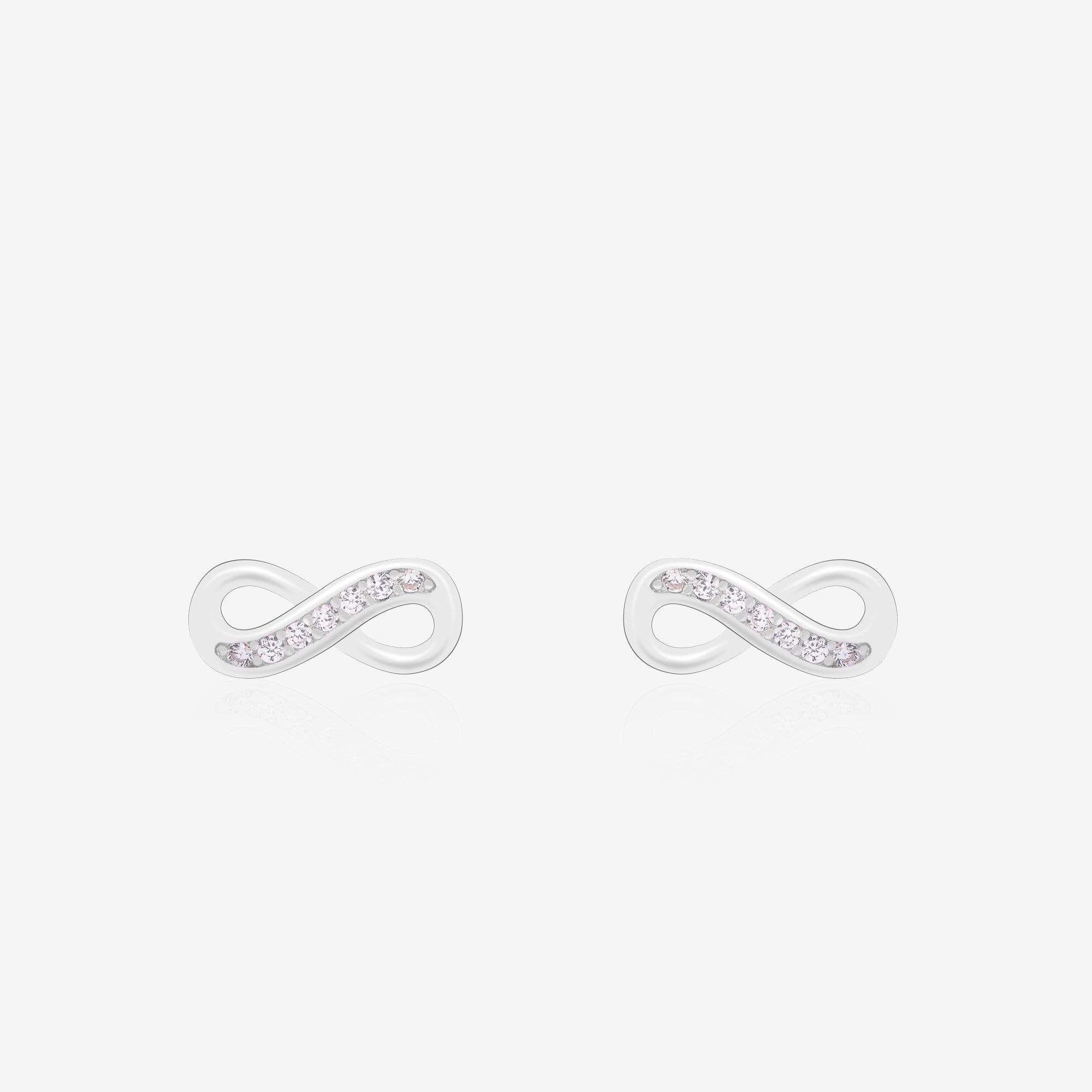 Infinity CZ Earrings