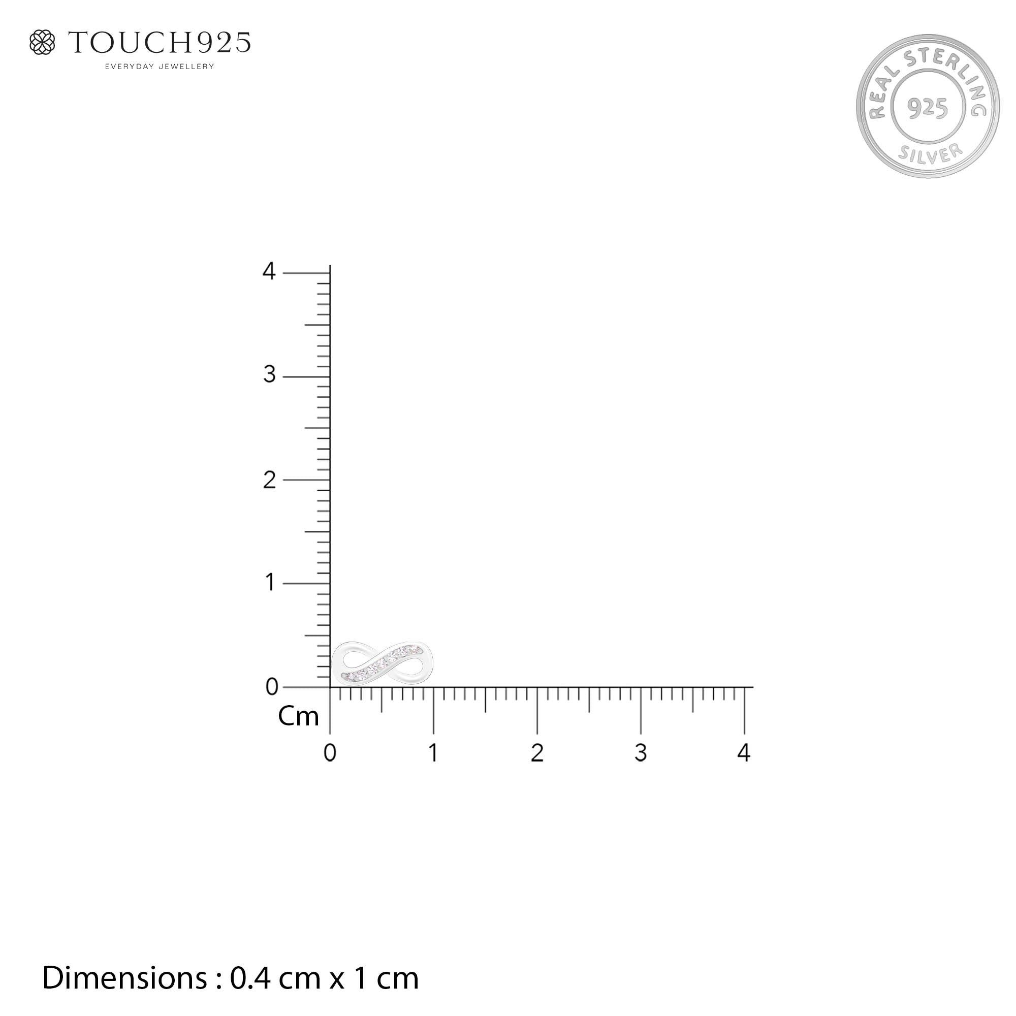 Infinity CZ Earrings