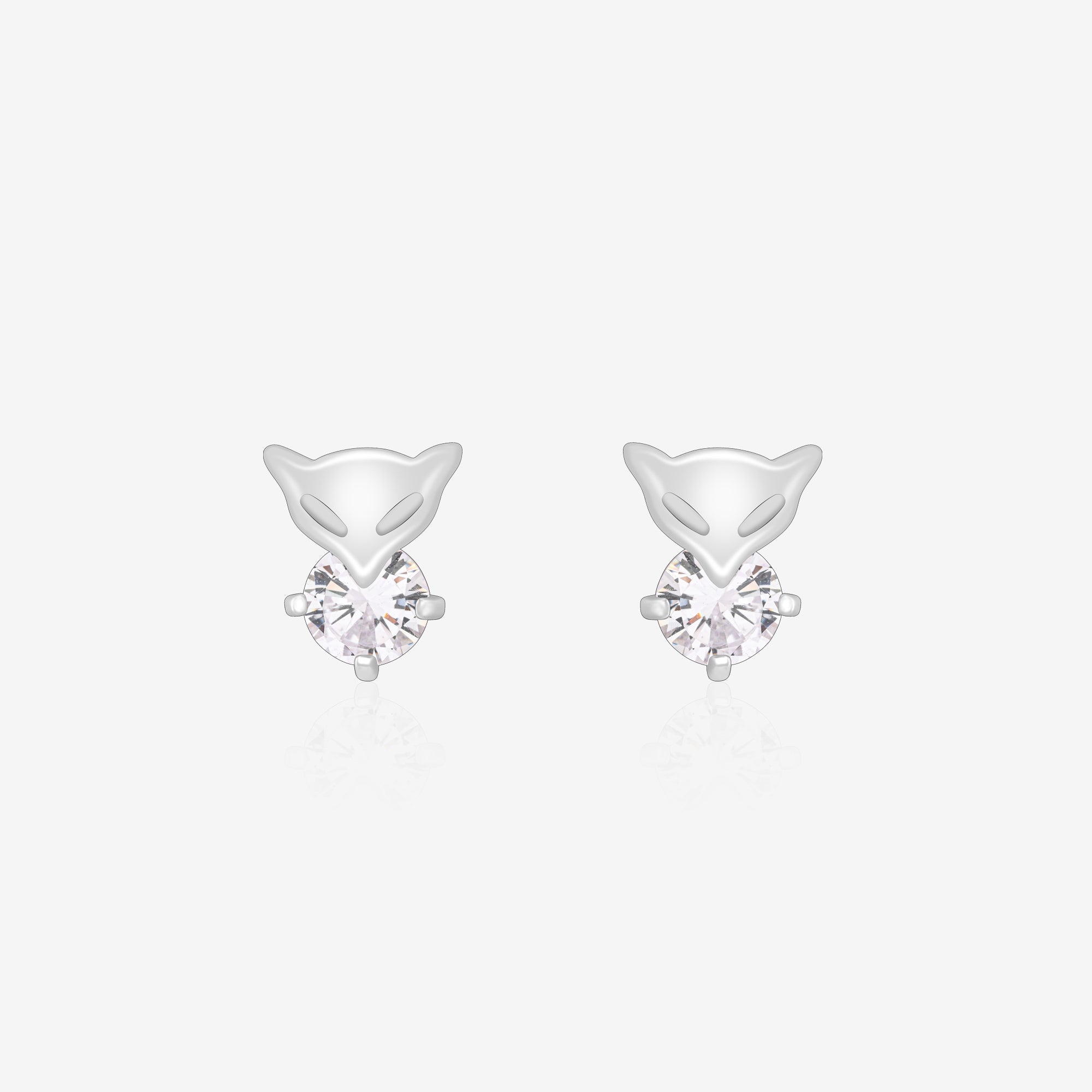 Fox Face Earrings