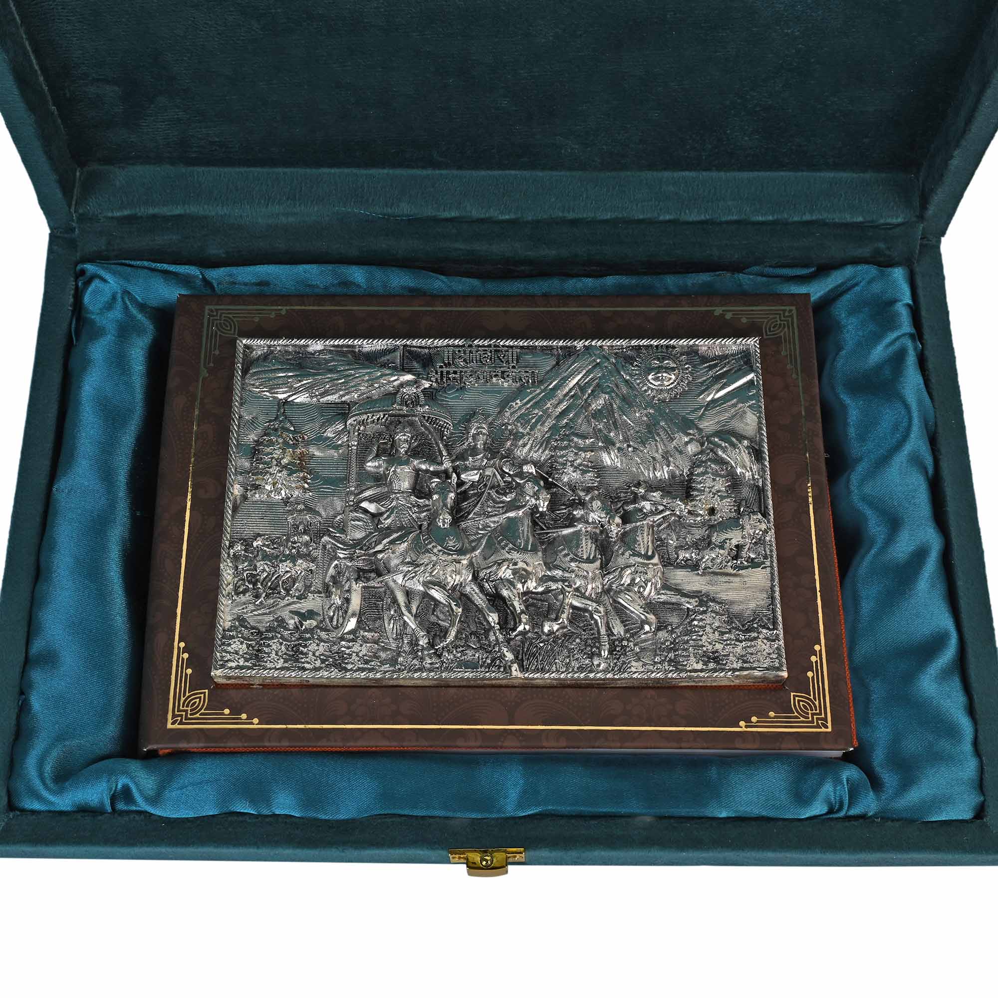 999 Silver Plated Shreemad Bhagavad Gita