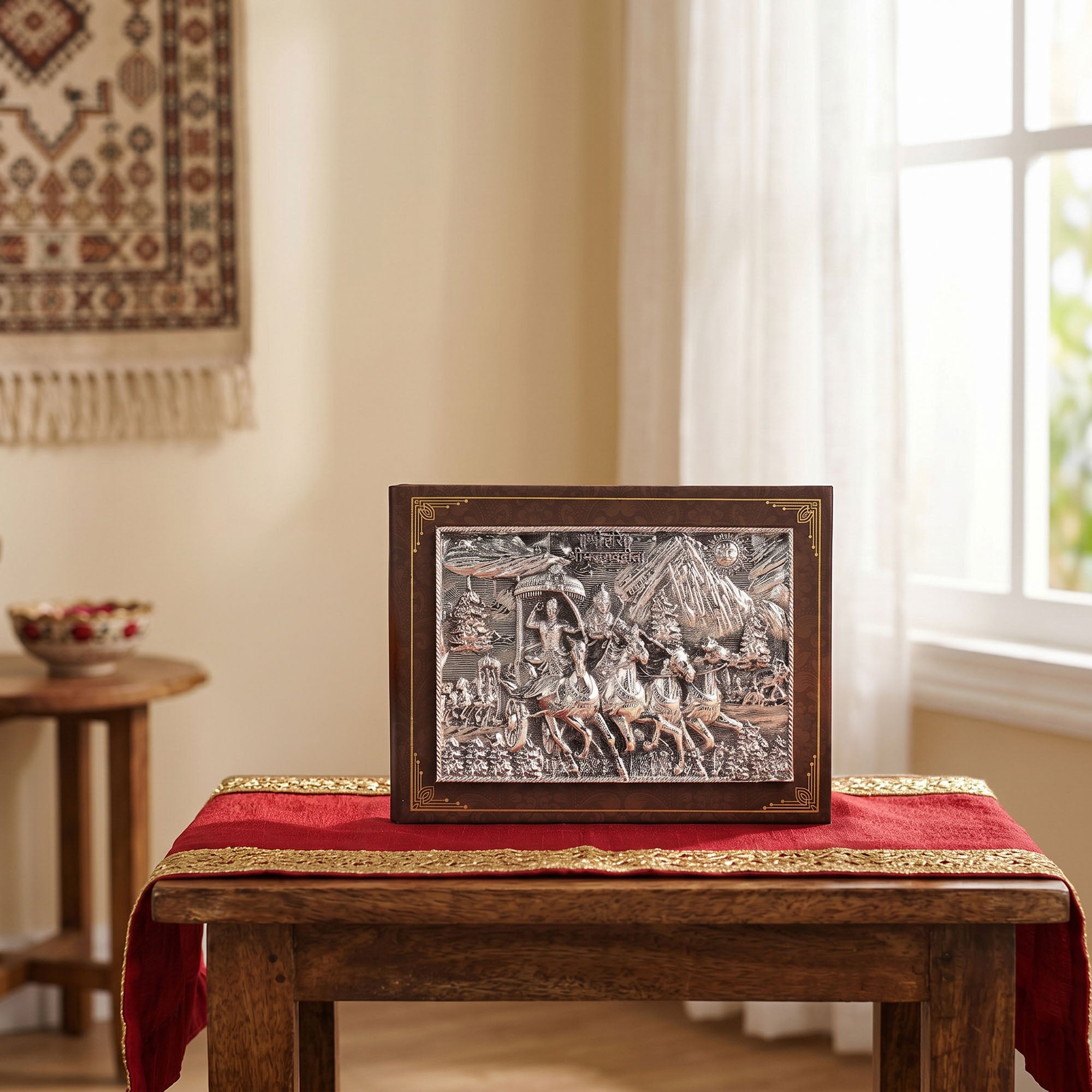 999 Silver Plated Shreemad Bhagavad Gita