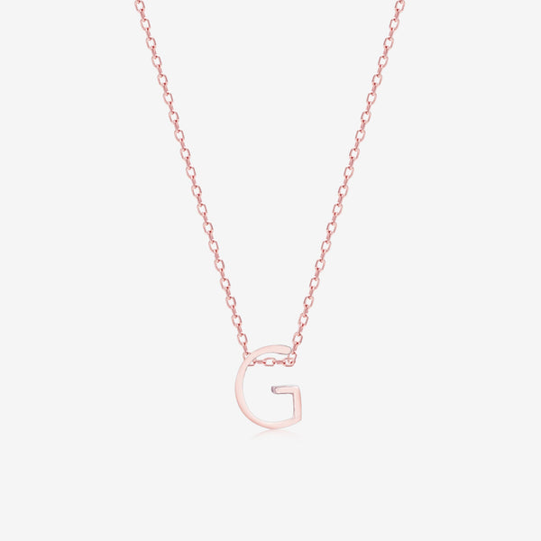 Gleaming G Initial Necklace