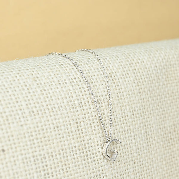 Gleaming G Initial Necklace