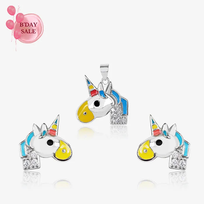 Tiny Unicorn Pendant Set - Touch925