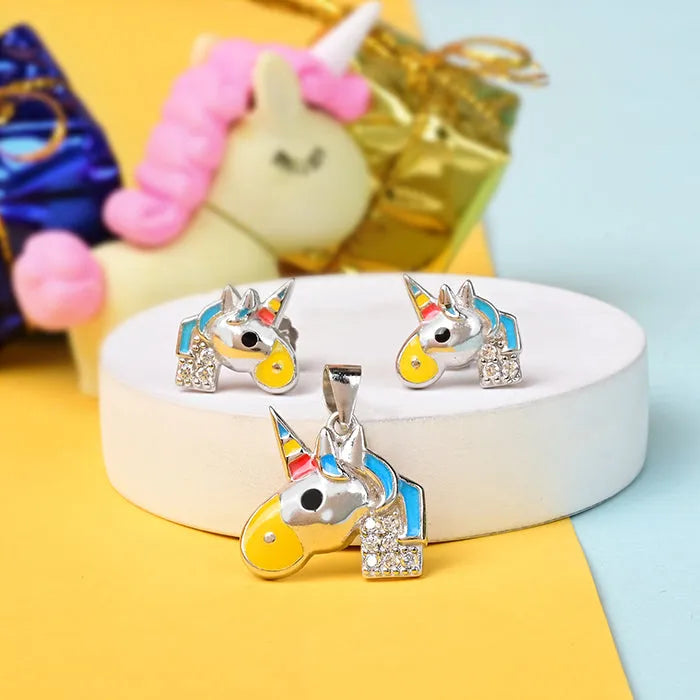 Tiny Unicorn Pendant Set - Touch925