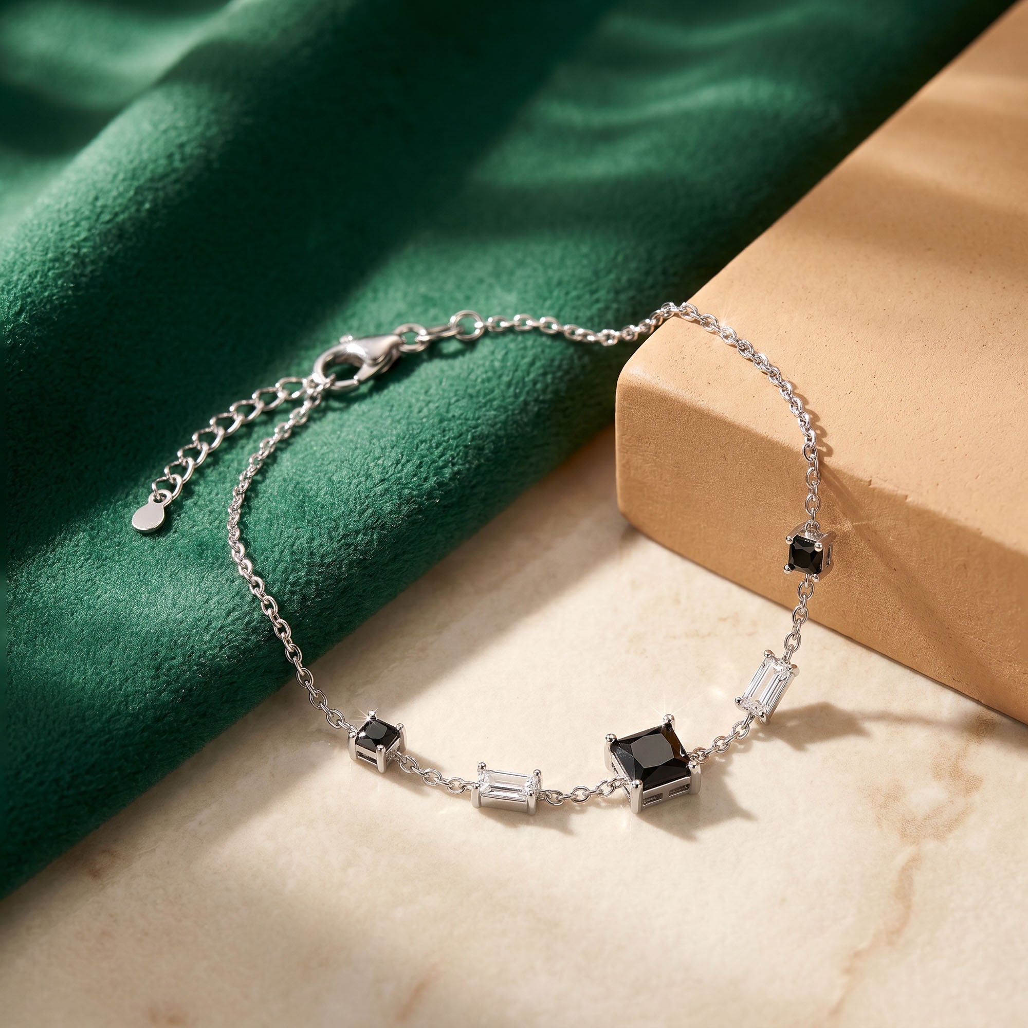 Minimal Square Station Bracelet