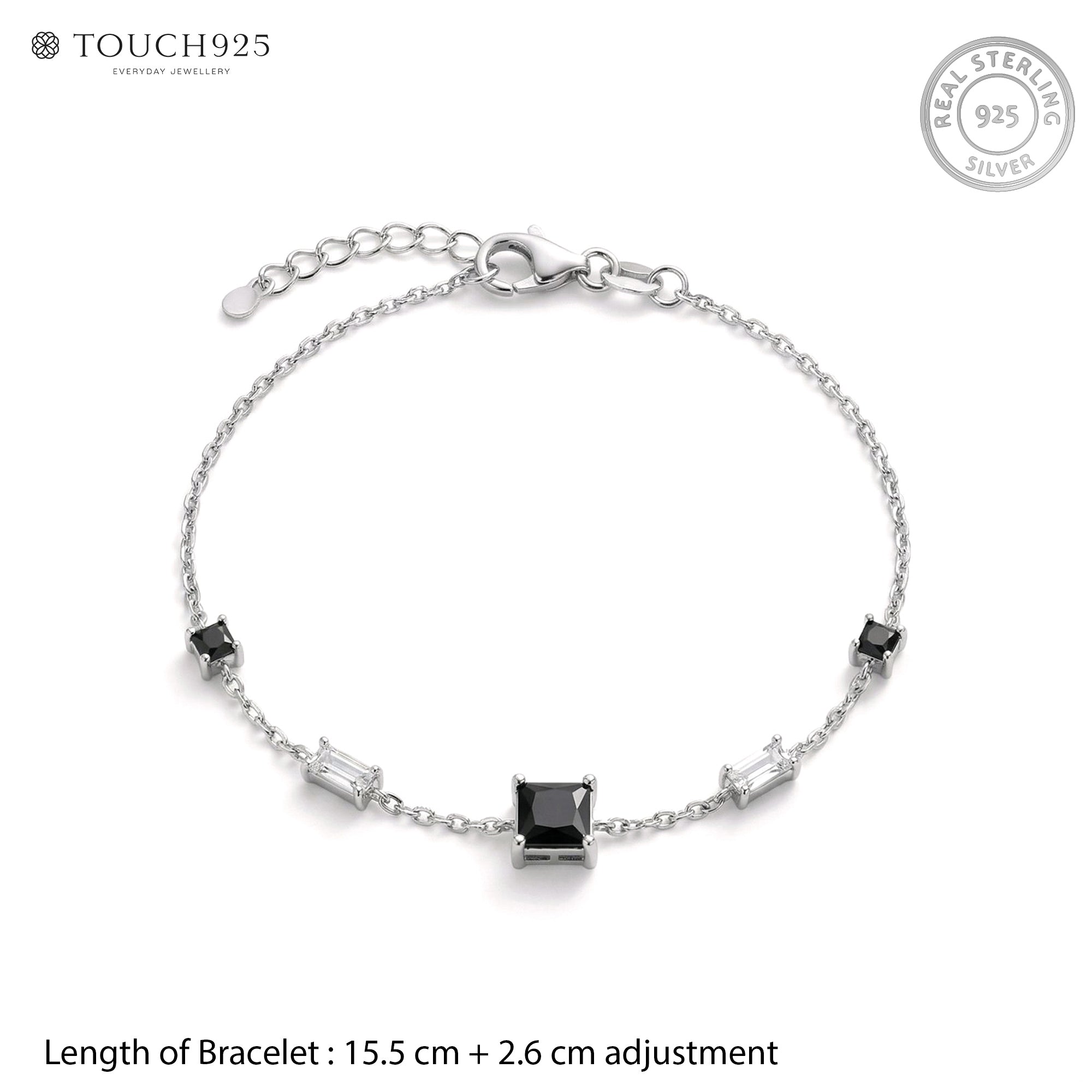 Minimal Square Station Bracelet